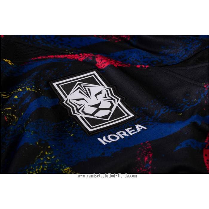 Camiseta Segunda Corea del Sur 2022 Manga Larga